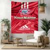 Bayern Munich Custom Your Name Wall Decor Tapestry Art For Pet Memorial Birthdaywedding Party Backdrop Family Gift
