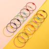 5/10pcs Screw DIY Rope Rotating Metal Material Key Ring Wire Ring Key Chain Buckle