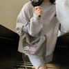 Вышивка тяжелой промышленностью кошка портативная нейлоновая сумка женская для отдыха на улице на работу сумка-мессенджер универсальная сумка через плечо