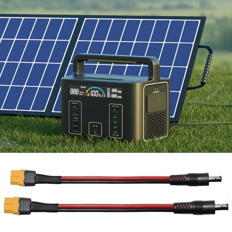 XT60 to DC5.5mmx2.1mm Male Female Power Cord for FPV Monitors and Model Toys Up to 180W