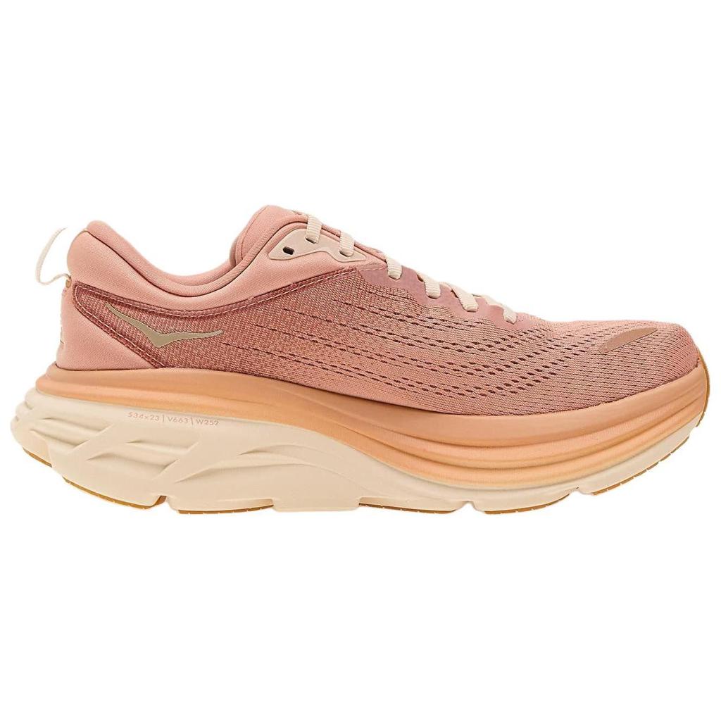 HOKA Bondi 8 Sandstone Cream Women Sneakers Tan 1127952-SNC