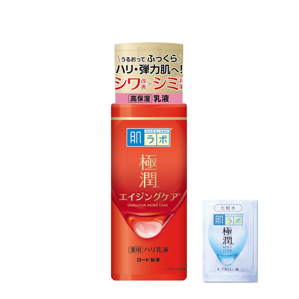 Hada Labo Gokujyun Medicated Firming Lotion 140mL Gokujyun Sachet + [Quasi-drug]