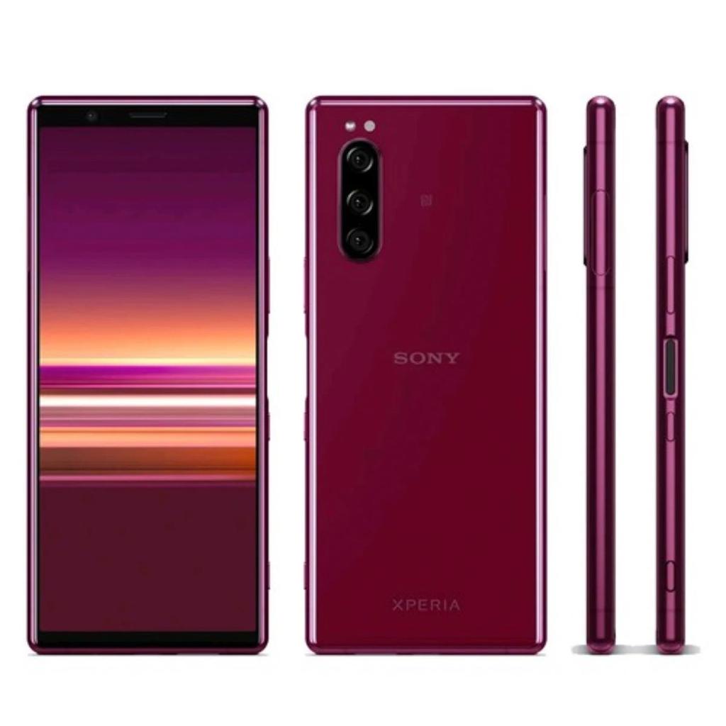 Восстановленный Sony Xperia 5 Оригинальный 6 ГБ ОЗУ 64/128 ГБ ПЗУ Разблокирован по отпечатку пальца Смартфон