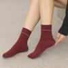 5/10 пар Удобные Повседневные Весенне-Летние Носки Женские До середины икры Однотонные Хлопковые Носки Милые Длинные Носки Влагоотводящие Дышащие Носки