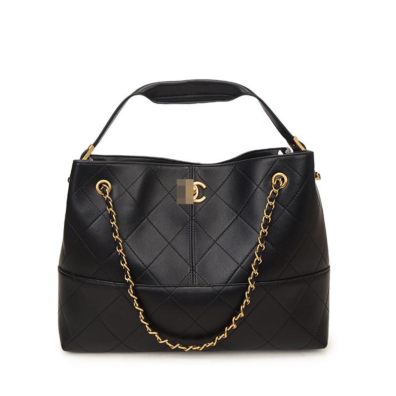 Vintage 2025 Diamond Lattice Hobo Tote: Large Capacity Casual Crossbody Shoulder Handbag