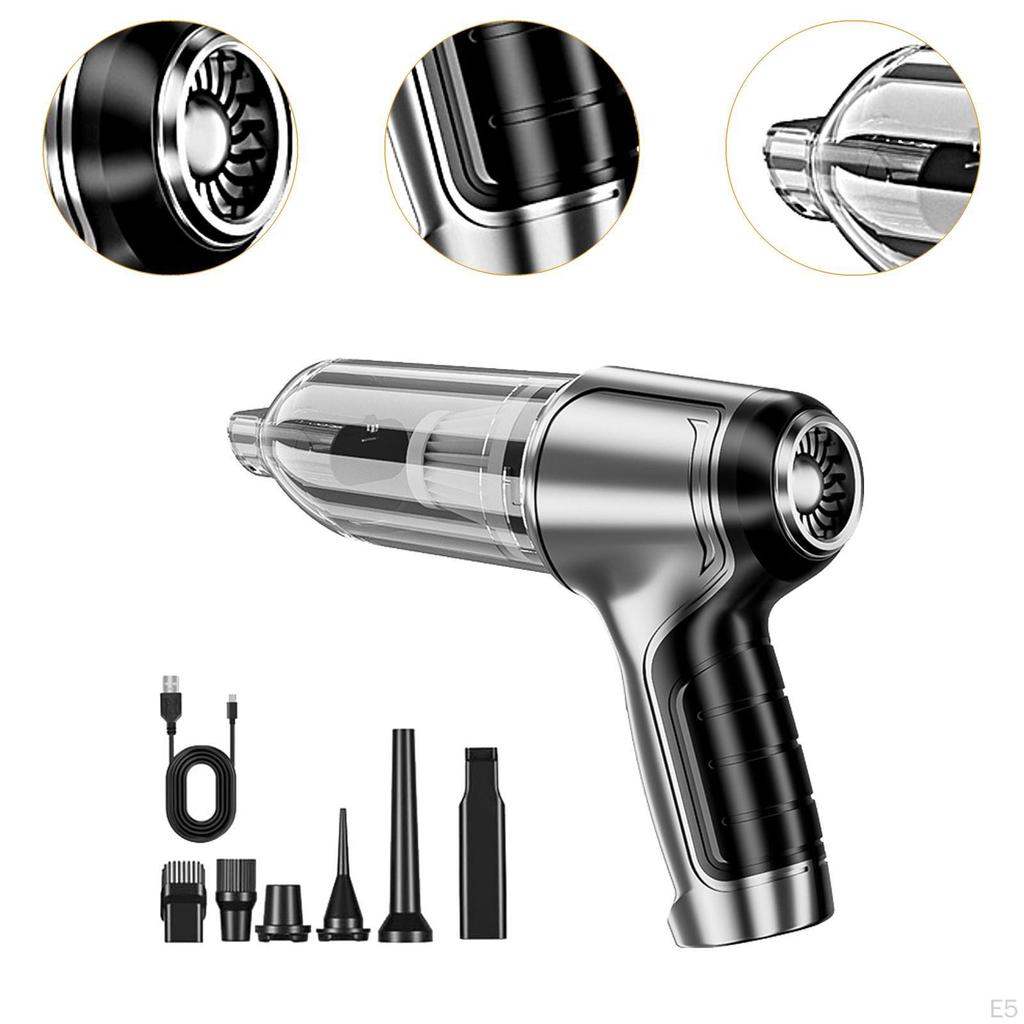 Автомобильный пылесос ручной беспроводной для авто и бытового использования