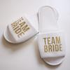 Fashion Wholesale Bride Shower Bride Wedding Decoration Bridesmaid Hen Party Spa Soft Slippers Ladies Bachelorette Party Supplies Gift