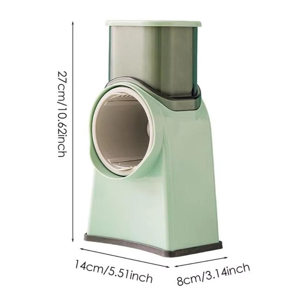 Заменяемая овощерезка с 3 лезвиями, нескользящее основание на присосках, терка для сыра, кухонные гаджеты