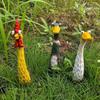 Funny Screaming Chicken Statues Resin Crafts Chicken Figurine  Garden Courtyard Decoration