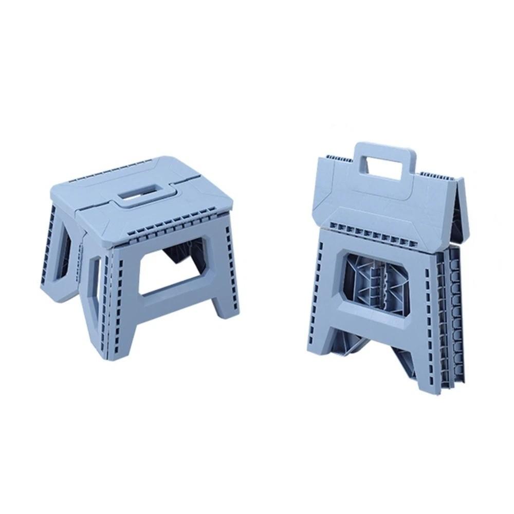 Heavy-Duty Folding Stool Collapsible Camping Stool Lightweight Step Chair  Picnic