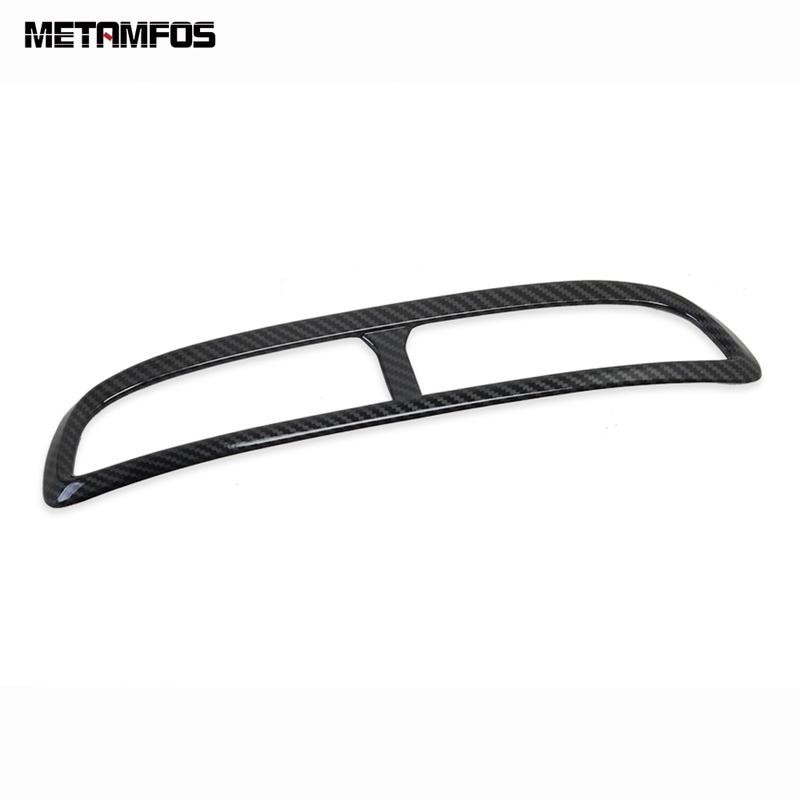 Center Console Air Condition AC Vent Outlet Cover Trim Sticker For Hyundai Tucson Carbon Fiber Interior Accessories