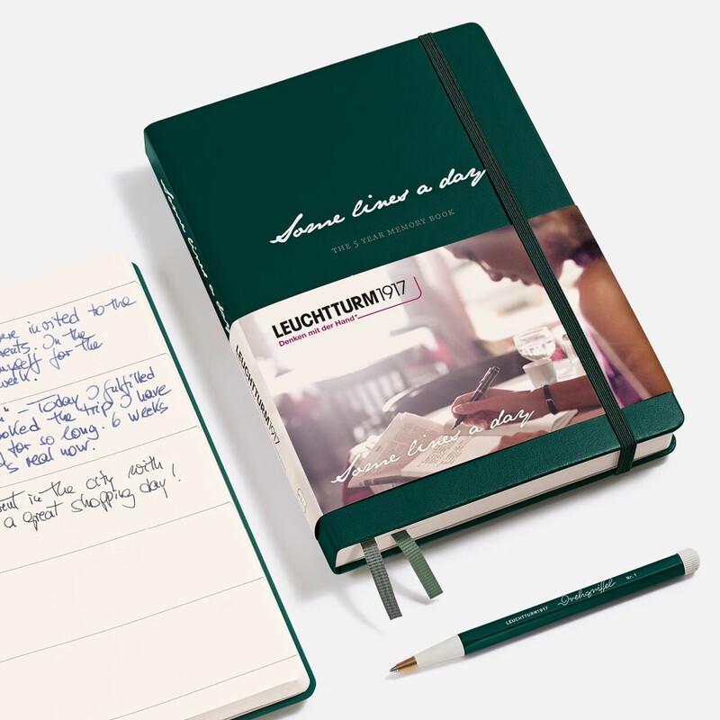 LEUCHTTURM1917 Пятилетний журнал в твердом переплете