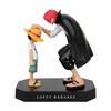 One Piece Surrounding Straw Hat Road Flying Red Haired Shanks Handmade Model Desktop Car Ornament Scene Collection Edition