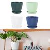 Пластиковые цветочные горшки для внутреннего и наружного использования, декоративное прикосновение
