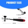 Double Sided 1/4Inch Socket Screwdriver Ratchet Wrench Double Head Hand Tool for Multiple Use and Easy Operations