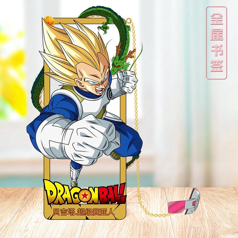 Аниме Dragon Ball Фигурки Действия Металлическая Закладка Укун Скрепка для Книг Учебный Документ Аниме Гуцзы Студент Украшение Подарок на День Рождения Детей