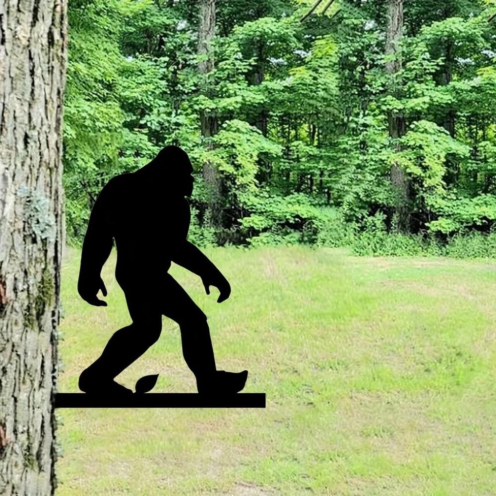 1 шт. Добавьте частичку природы в свой сад с помощью вставки в виде ветки гориллы из железа – уникальное настенное художественное украшение