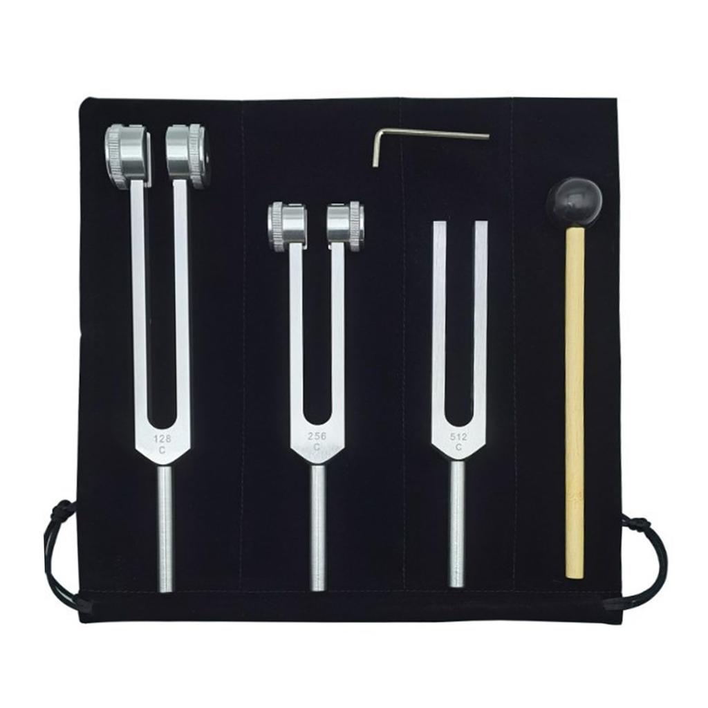 Tuning Fork Set (silver 128+256+512C)