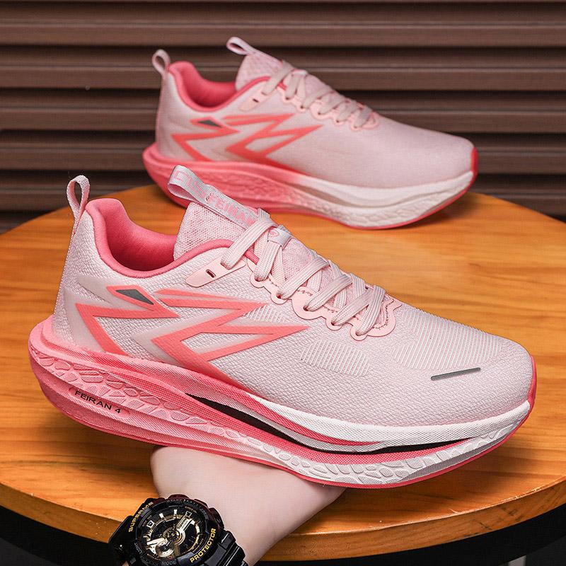 Мужские и женские гоночные туфли на карбоновой подошве полной длины, летняя молодежная беговая ультралегкая амортизирующая спортивная обувь