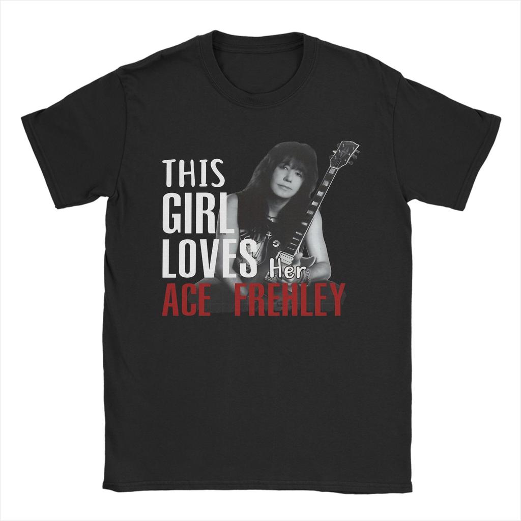 Rip Ace Frehley Космонавт 1951-2025 группа kiss Одежда Мужчины Женщины Футболка 100% Хлопок Футболка Новое Поступление Футболка Одежда
