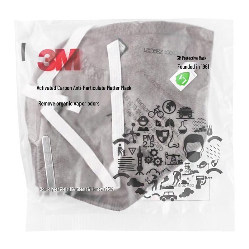 3M Респиратор KN95 с активированным углем от пыли