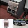 Car For Toyota BZ4X EA10 Car Rear Air Condition Outlet Vent Cover Auto Armrest Back Row Outlets Trim Frame Accessories