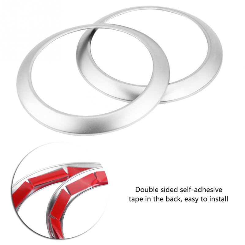 2 шт., боковая крышка кондиционера, серебристая хромированная накладка для Mercedes Benz E Class W213 2016 2017