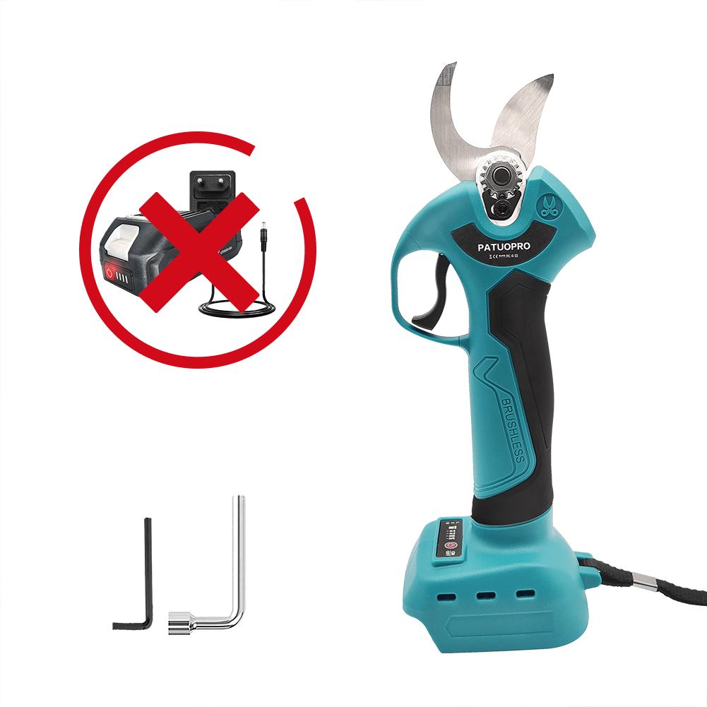 Brushless Electric Pruning Shear Cordless Garden Scissors Handheld Tree Bonsai Pruning Cutter Fit Makita 18V Battery(No Battery)