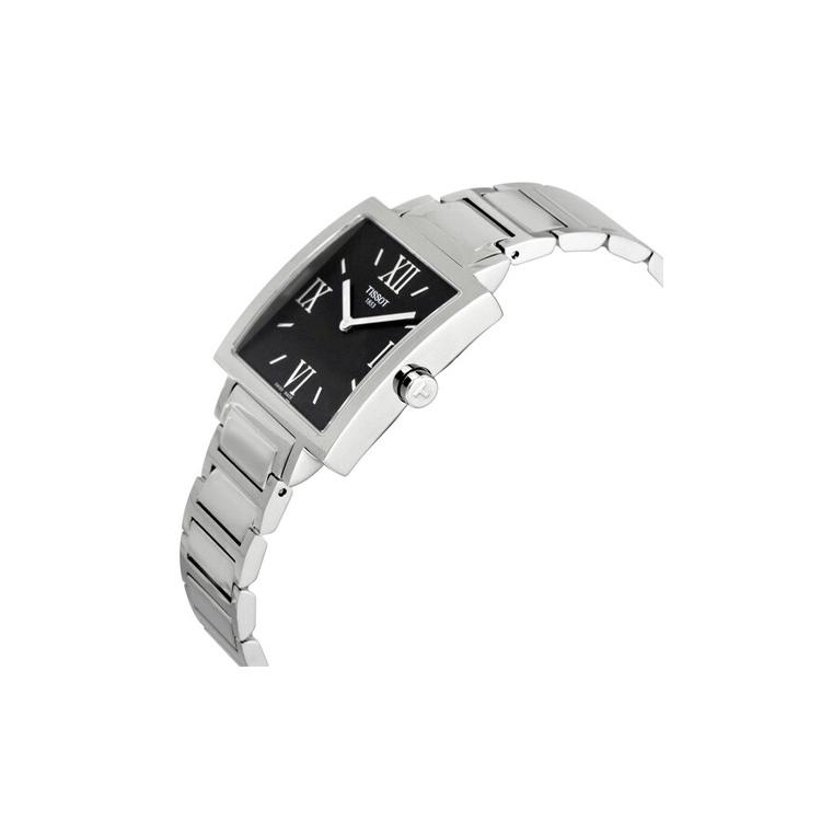Tissot Питательная коллекция Ting Женские часы с кварцевым механизмом 29 мм Черный циферблат Корпус из нержавеющей стали T034.309.11.053.00