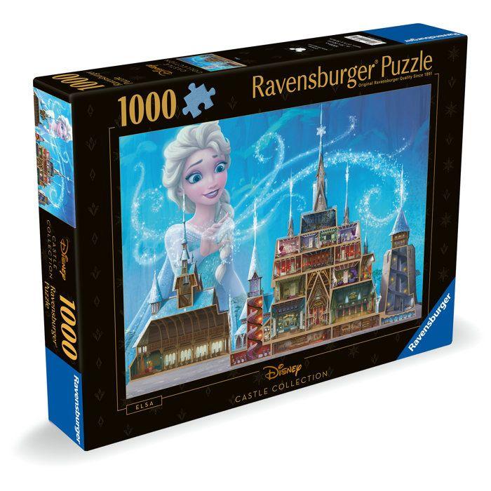 Puzzle - RAVENSBURGER - Castles Elsa - 1000 pieces - Multicolore - Pour enfants et adultes
