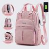 Повседневный рюкзак, женский рюкзак с зарядкой через USB, сумка для компьютера, большая вместительная дорожная сумка для колледжа