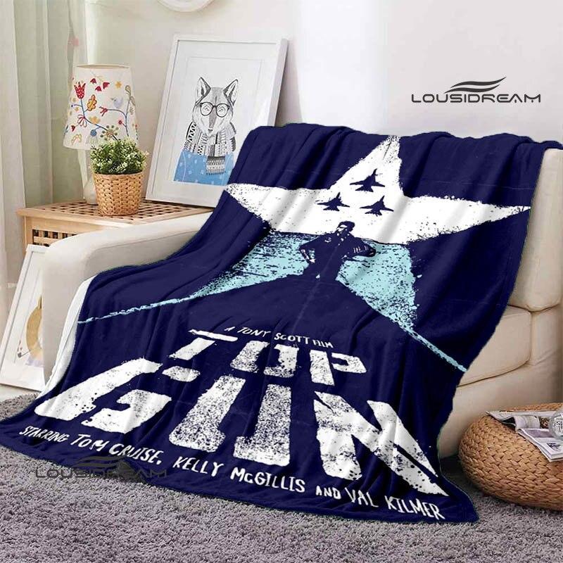 Классический фильм Top Gun Плед Детский теплый и красивый плед Мягкий и удобный плед Подарок на день рождения