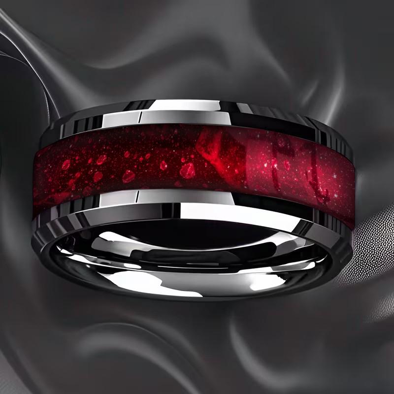Vintage Tarot Sun Moon Star Occult Mystical Pattern Stainless Steel Rings for Men Women High Polished Wedding Band Jewelry Gift