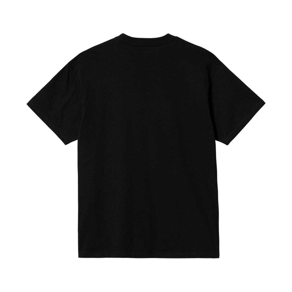 Carhartt WIP Мужская свободная футболка с коротким рукавом, принт с буквами и сердцем, SS23 I032179-89-XX
