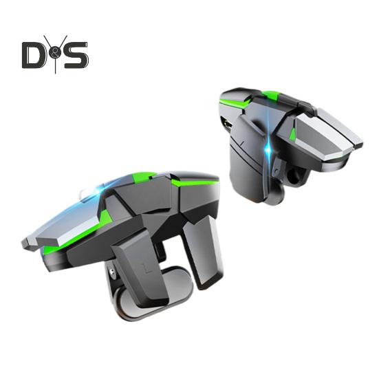 2Pcs Mobile Game Controller Trigger Universal Easy To Install High Sensitive Shoot Aim Gaming Controller Gamepad Grip Joysticks