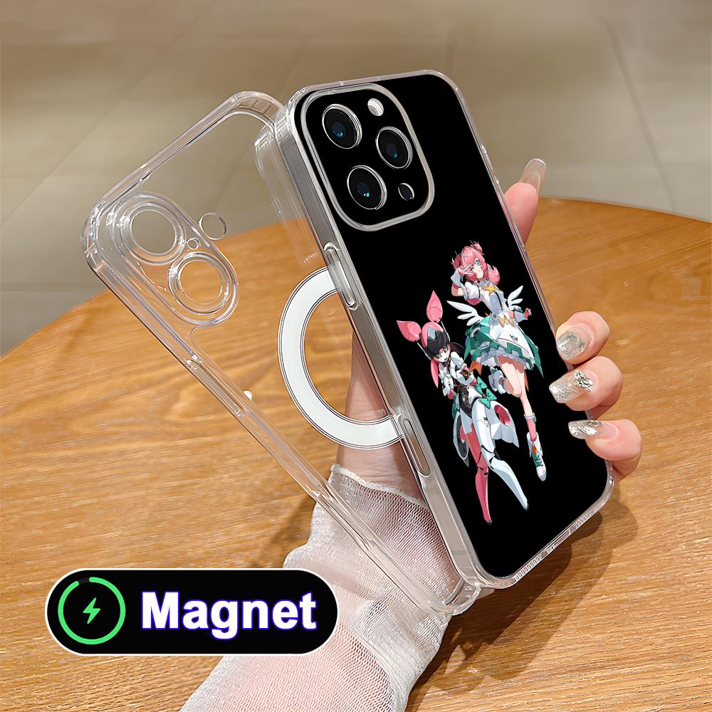 Zenless Zone Zero Aria Clear TPU Magsafe Mobile Phone Case for iPhone 17 16 15 14 13 12 11 Air Pro Max Plus Mini Colorful Cover