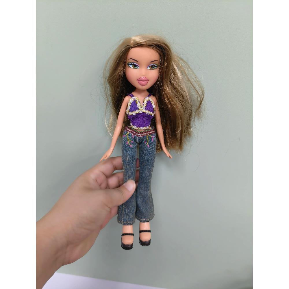 Голова Тело Одежда Меховые Топы Пальто Bratz Для Куклы 30 см