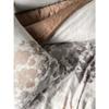 Parure de lit - 1 housse de couette 220 x 240 cm + 2 taies d'oreiller 60 x 60 cm - Satiné 100% coton - Gris