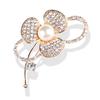 Fashion Pearl Rhinestone Corsage Femininity Breast Buckle Fashion Women'S Fashion Blazer Brooch