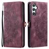 Style 016 For Samsung Galaxy A26 5G Case Skin Feel Totem Imprinted Wallet Leather Phone Cover