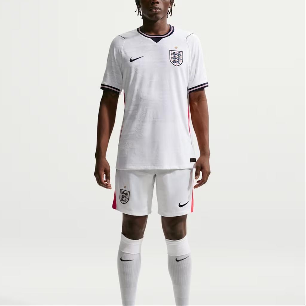 Nike Англия 2026 Матчевая Домашняя Аутентичная Джерси Aero-FIT 'White Speed Red Obsidian' Мужская IB5153-100