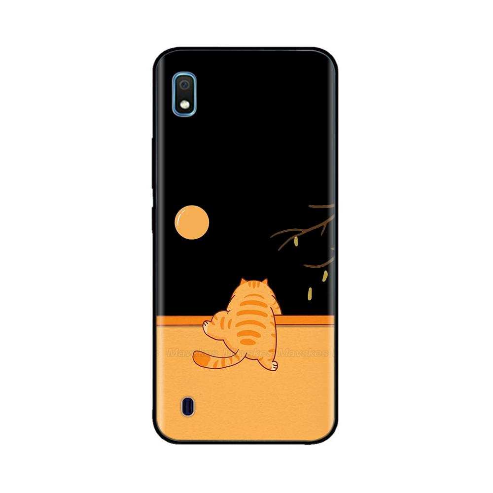 Чехол для Samsung Galaxy A10 Черный ТПУ Мягкий Силиконовый Чехол для Телефона Для Samsung A10 Чехол A 10 SM-A105F Ударопрочный Чехол-Оболочка Fundas