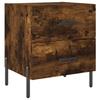 VidaXL Table de chevet chêne fumé 40x35x47,5 cm bois d’ingénierie 827334