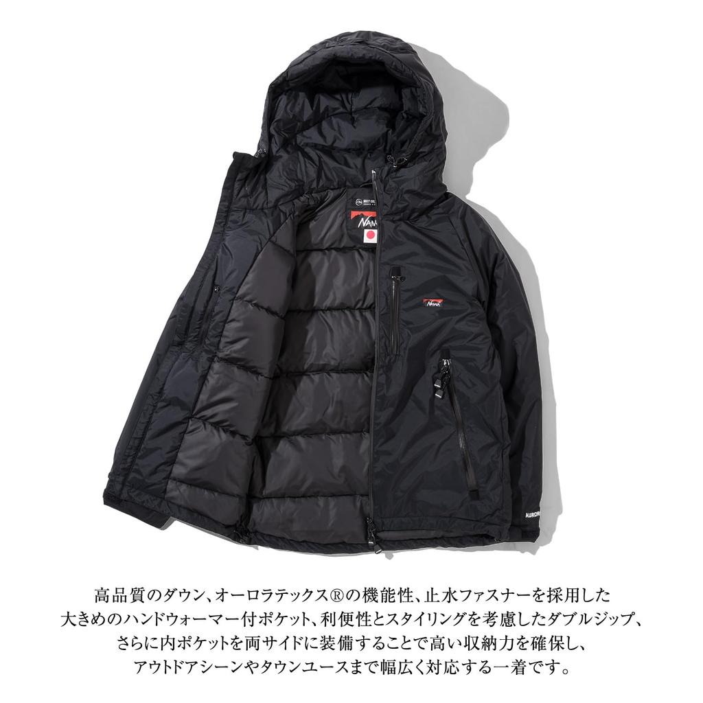 NANGA AURORATEX ПУХОВИК КЛАССИЧЕСКИЙ Сделанный на заказ (ХАКИ, M)