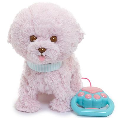 Tocotoco Walking Bichon Peach [Двигающаяся мягкая игрушка собака электронный питомец] 506-21872