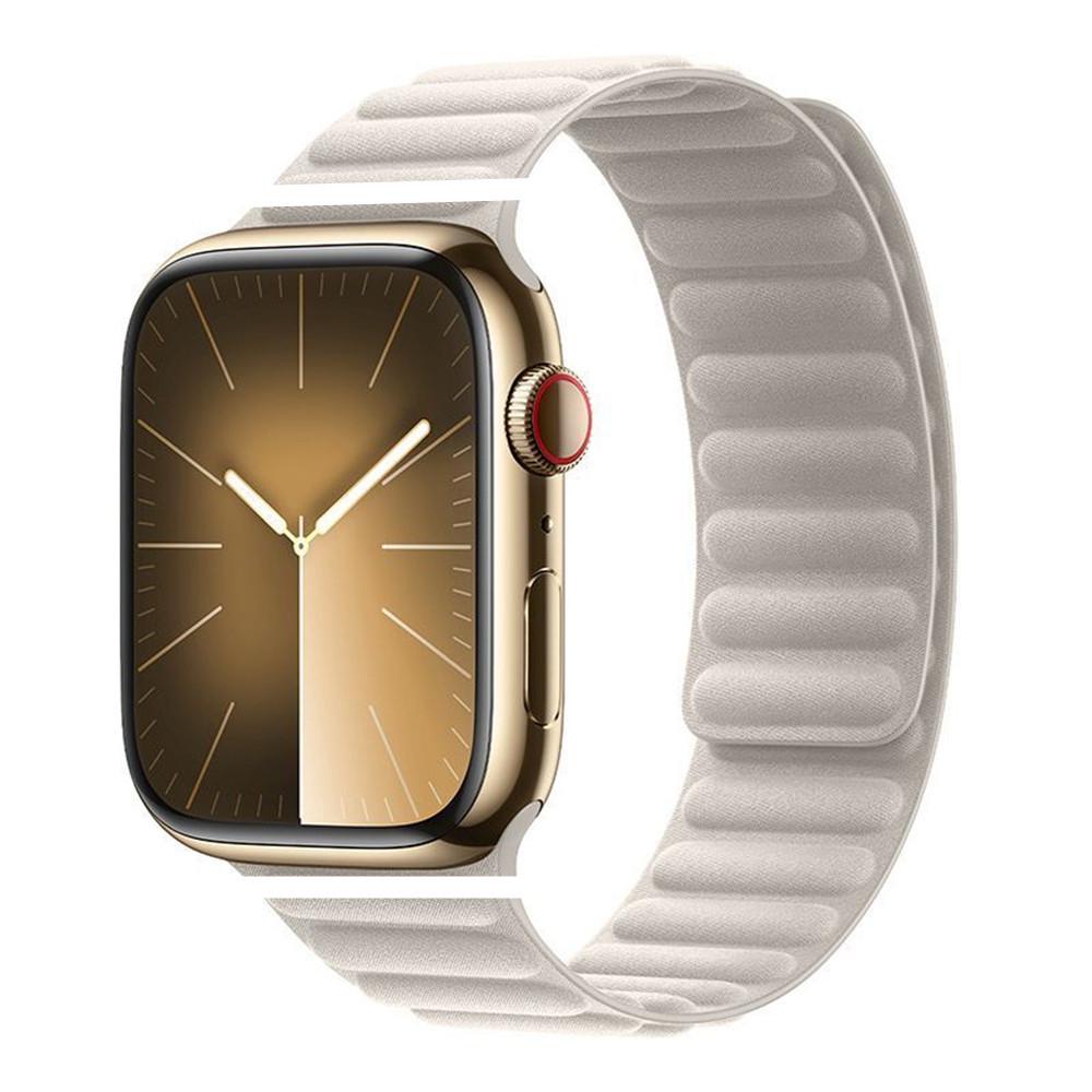 Apple Watch Fine Woven Twill Leather Magnetic Band for Series 5-9 & SE