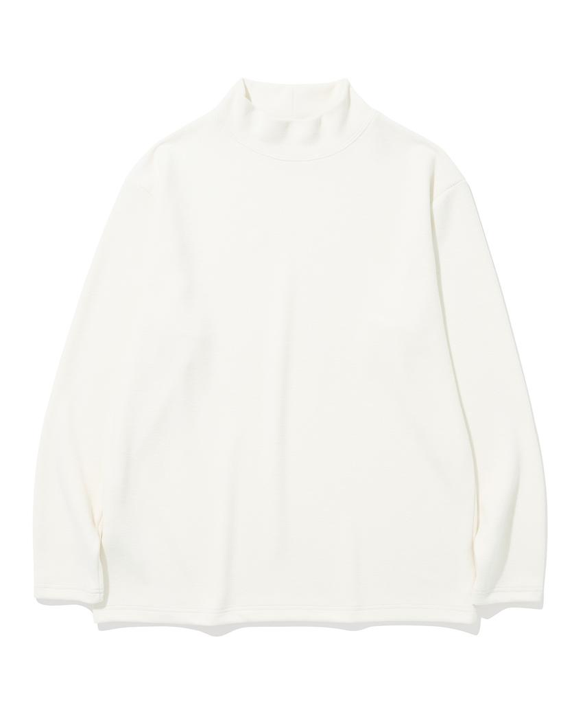 KNITTED Half Turtleneck Long Sleeve Knit Ivory