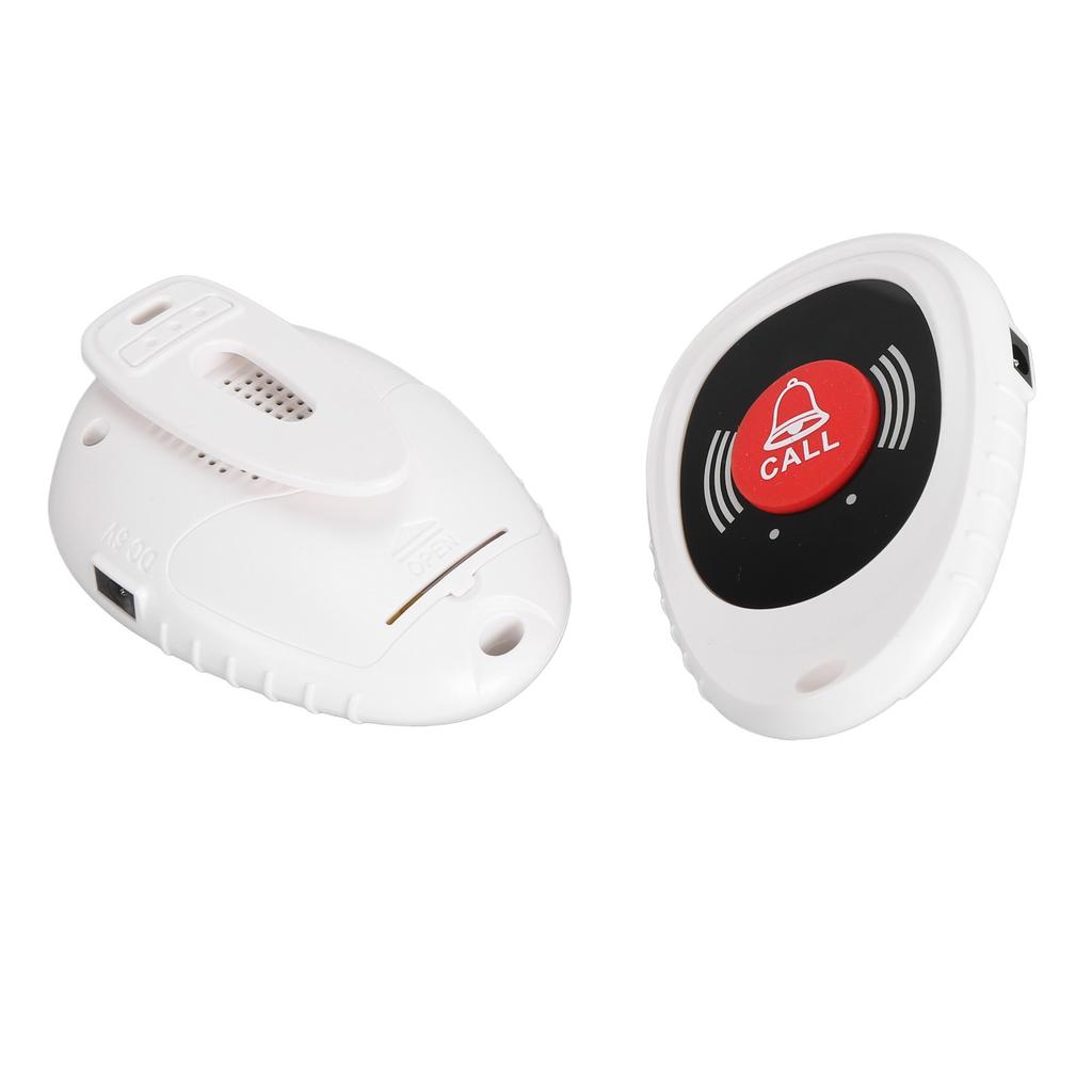 Wireless Caregiver Pager Call Button Professional Re able 3280.8ft Range Nurse Call System for Elderly Patient Monitoring SOS Alarm System