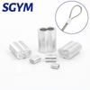 M1.0 M1.2 M1.5 M2 M3 M5 M6 M8 M10 Aluminum Sleeves Casing Wire Rope Ferrule Cable Ties Crimp Stell Chuck Jacket