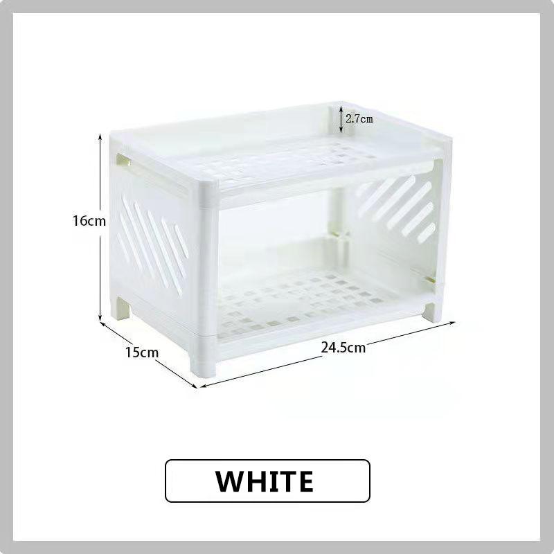 Настольный стеллаж для хранения косметики Стеллаж для хранения Настольный органайзер Стойка для закусок Ящик для хранения мелочей Домашняя кухонная сливная стойка Домашний органайзер
